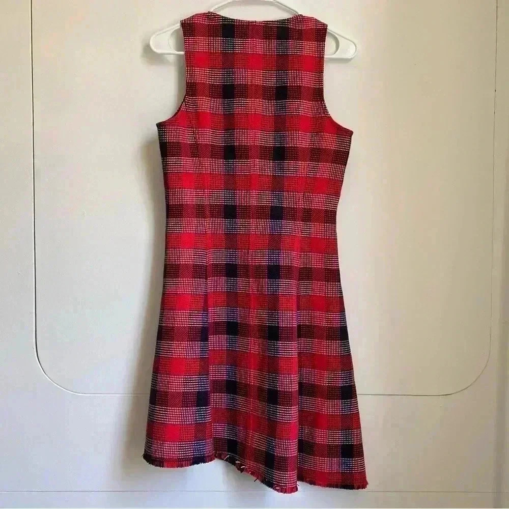 NWOT Derek Lam 10 Crosby Plaid Button Down Dress 2 - Picture 8 of 8